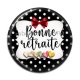 Cabochon Résine - bonne retraite