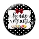 Cabochon Verre - bonne retraite