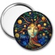 Miroir de poche - femme arbre de vie