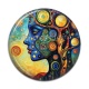 Cabochon Résine - femme arbre de vie