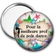 Miroir de poche - pour la meilleure prof de pole dance