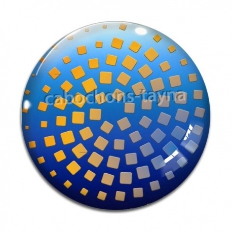 Cabochon Verre - carreaux