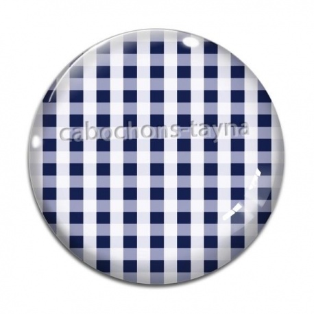 Cabochon Verre - carreaux