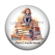 Cabochon Résine - merci maîtresse