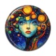 Cabochon Résine - femme arbre de vie