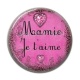 Cabochon Résine - mamie je t'aime