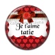 Cabochon Résine - je t'aime tatie