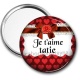 Miroir de poche - je t'aime tatie