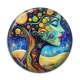 Cabochon Résine -  femme arbre de vie