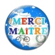 Cabochon Verre - merci maître