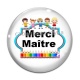 Cabochon Verre - merci maître