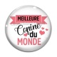 Cabochon Verre - meilleure copine du monde