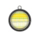 Pendentif Cabochon Argent - fond année 80