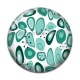 Cabochon Résine - fond année 70