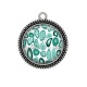 Pendentif Cabochon Argent - fond année 70