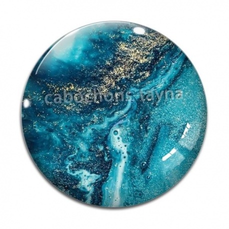 Cabochon Verre - TEXTURES DE MARBRE