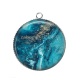 Pendentif Cabochon Argent - TEXTURES DE MARBRE