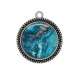 Pendentif Cabochon Argent - TEXTURES DE MARBRE
