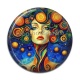 Cabochon Résine -  femme arbre de vie