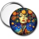 Miroir de poche -  femme arbre de vie