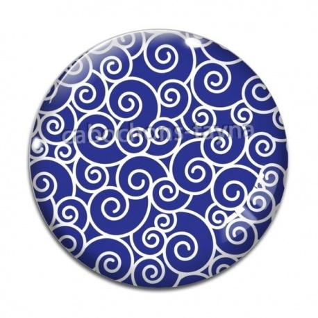 Cabochon Verre - spirale
