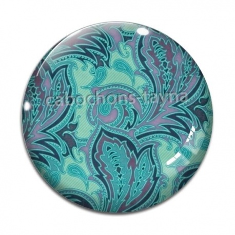 Cabochon Verre -  tissus