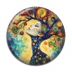 Cabochon Résine -  femme arbre de vie