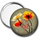 Miroir de poche - coquelicot