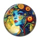 Cabochon Résine -  femme arbre de vie