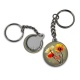 Porte clés - coquelicot