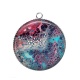 Pendentif Cabochon Argent - fond 