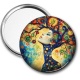 Miroir de poche -  femme arbre de vie
