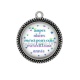 Pendentif Cabochon Argent - super Atsem pour cette merveilleuse année