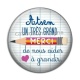 Cabochon Résine - atsem un très grand merci de nous aider à grandir