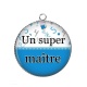 Pendentif Cabochon Argent - un super maître