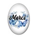 Cabochon Résine Ovale - merci