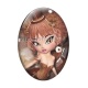 Cabochon Verre Ovale -  femme