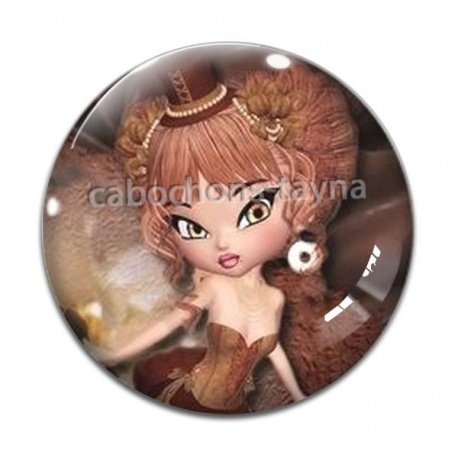 Cabochon Verre - femme 