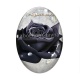Cabochon Verre Ovale - rose ovale