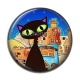 Cabochon Résine - chat noir