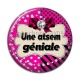 Cabochon Résine - une atsem géniale