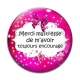 Cabochon Verre - merci maîtresse de m'avoir toujours encouragé
