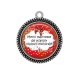 Pendentif Cabochon Argent - merci maîtresse de m'avoir toujours encouragé