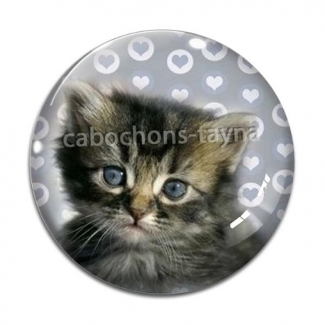 Cabochon Verre - chaton