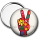 Miroir de poche - hippie année 70