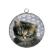 Pendentif Cabochon Argent - chaton