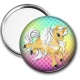 Miroir de poche - licorne