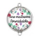 Connecteur Cabochon Argent - une maîtresse formidable