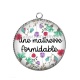 Pendentif Cabochon Argent - une maîtresse formidable