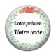 Cabochon Résine - votre prénom ou texte